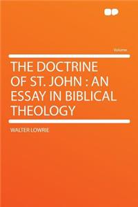 The Doctrine of St. John