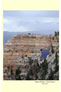 Angel's Window-Grand Canyon Blank book