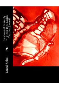 Swallowtail Butterfly Neon Red Lights Creative Journal