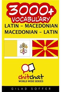 3000+ Latin - Macedonian Macedonian - Latin Vocabulary