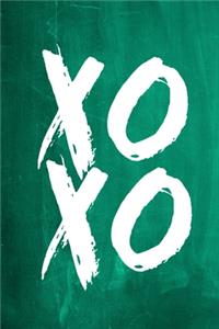 Chalkboard Journal - XOXO (Green)