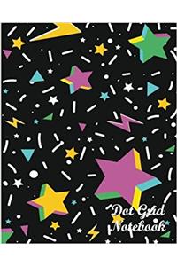 Dot Grid Notebook Star Wallpaper No.3