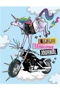 Badass Unicorn Journal Notebook