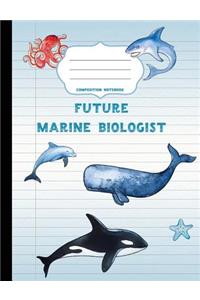 Future Marine Biologist Composition Notebook