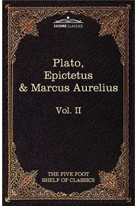 Apology, Phaedo and Crito by Plato; The Golden Sayings by Epictetus; The Meditations by Marcus Aurelius
