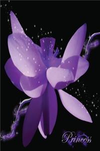 Diary - Journal - Princess Purple Flower