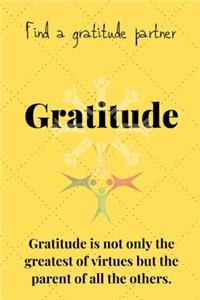 Gratitude Journal - Find a Gratitude Partner.