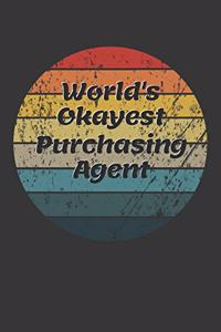 World's Okayest Purchasing Agent Notebook