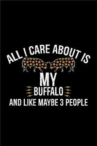 All I Care About Is My Buffalo And Like Maybe 3 People