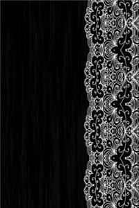 black book with ruffles
