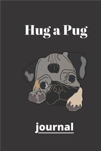 Hug a Pug journal