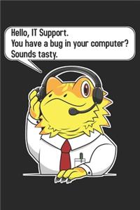 Hello, IT Support You Have A Bug In Your Computer? Sounds Tasty.