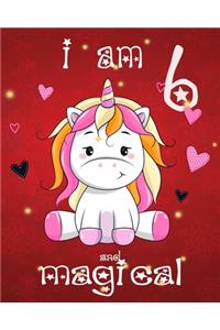 unicorn journal i am 6 and magical