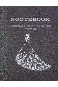 Notebook Journals to write in for women