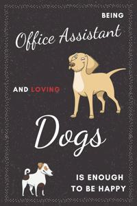 Office Assistant & Dogs Notebook