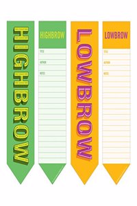 Knock Knock Highbrow/Lowbrow 2-in-1 Bookmark Pads