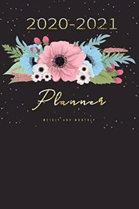 2020-2021 Weekly And Monthly Planner