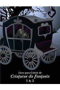 Livro para Colorir de Criaturas da Fantasia 1 & 2