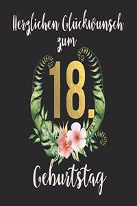 Herzlichen Glückwunsch zum 18. Geburtstag