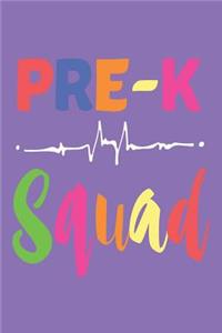 Pre-K Squad: Colorful Back To School Activity Workbook For Preschoolers