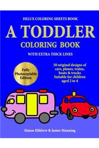 Delux Coloring Sheets Book