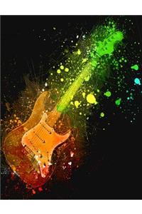 Blank Sheet Music Paper Notebook for Guitar