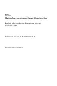 Implicit Solution of Three-Dimensional Internal Turbulent Flows