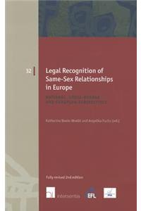 Legal Recognition of Same-Sex Relationships in Europe