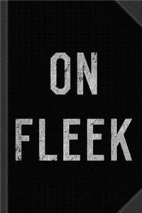 On Fleek Journal Notebook