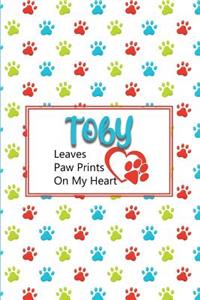 Toby Leaves Paw Prints on My Heart