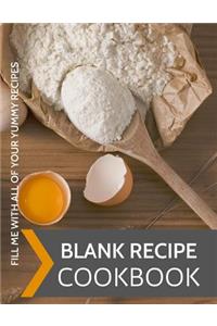 Blank Recipe Cookbook