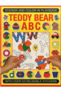 Sticker and Colour-in Playbook: Teddy Bear ABC