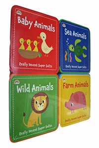 SUPER SOFTS 4 PACKS ANIMALS