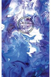 Blue Artistic Marble Notebook