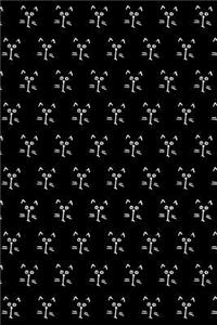 Journal Notebook For Cat Lovers Cats in the Dark Pattern 1