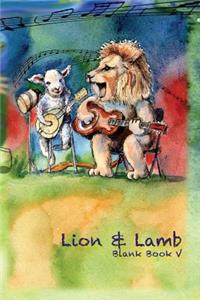Lion & Lamb Blank Book 5