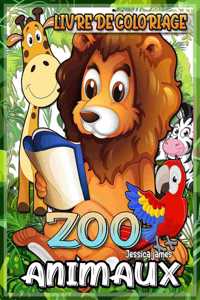 ZOO Animaux Livre de coloriage
