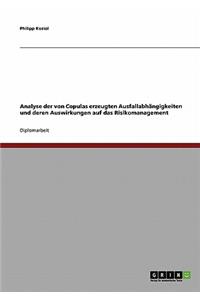 Analyse der von Copulas erzeugten Ausfallabhängigkeiten und deren Auswirkungen auf das Risikomanagement