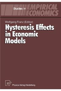 Hysteresis Effects in Economic Models