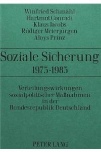 Soziale Sicherung 1975-1985
