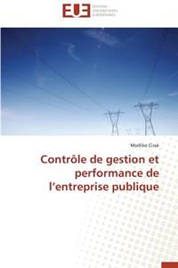 Contrôle de gestion et performance de l entreprise publique