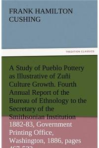 A Study of Pueblo Pottery as Illustrative of Zuni Culture Growth. Fourth Annual Report of the Bureau of Ethnology to the Secretary of the Smithsonia