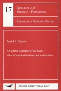 A Concise Grammar of Ju/'hoan