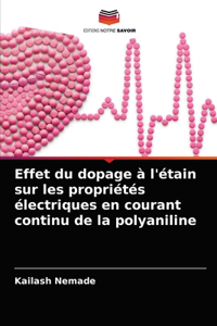 Effet du dopage à l'étain sur les propriétés électriques en courant continu de la polyaniline