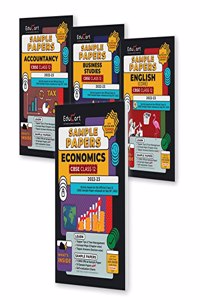 Educart CBSE Class 12 Sample Papers 2022-23 Bundle - Accountancy, Business Studies, Economics and English (4 books) 2022