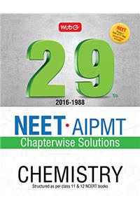 29 Years NEET-AIPMT Chapterwise Solutions - Chemistry