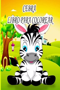 Cebra Libro Para Colorear