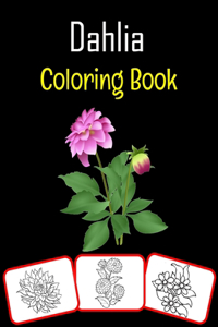 Dahlia Coloring Book