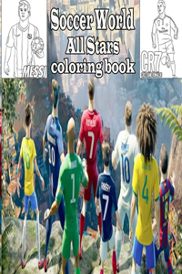 Soccer World All Stars coloring book