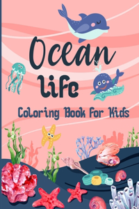 Ocean life Coloring Book For Kids